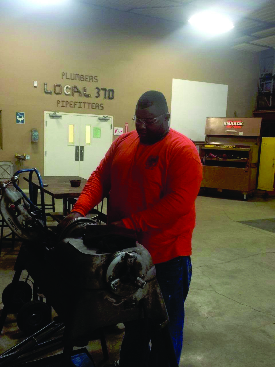 Walk in my shoes Marcus Eubanks, United Association of Plumbers and Pipefitters Local 370 Flint, Michigan